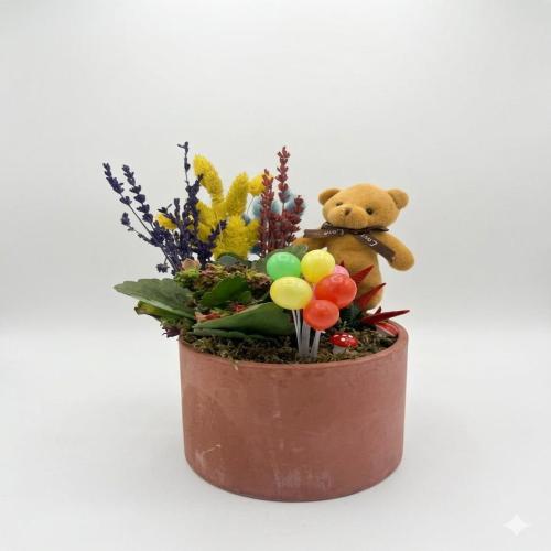 Mor Asalet: Premium Kadife Kutu Aranjmanı