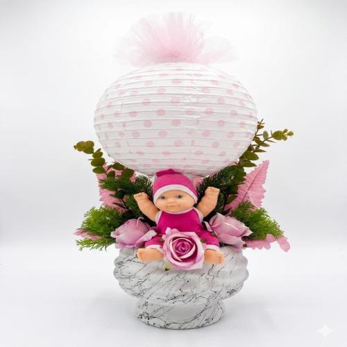 Pembe Düşler Bebek Aranjmanı