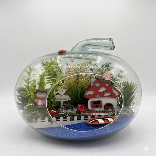 Gece Mavisi Şıklığı: Gold Detaylı Bebek Aranjmanı